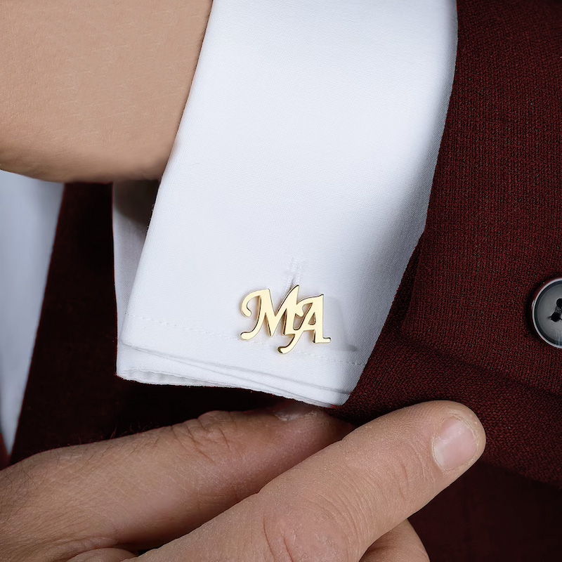 Men'S Formal Wear For A Wedding - Custom Cufflinks for Mens Personalized Logo