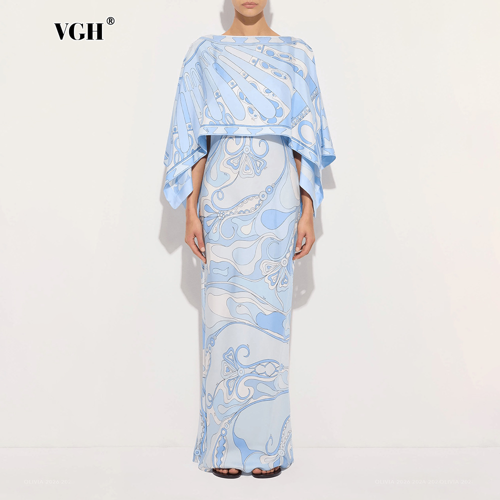 VGH Light Blue Abstract Print  - Men'S Formal Wear For Wedding Guest ulasan dan harga