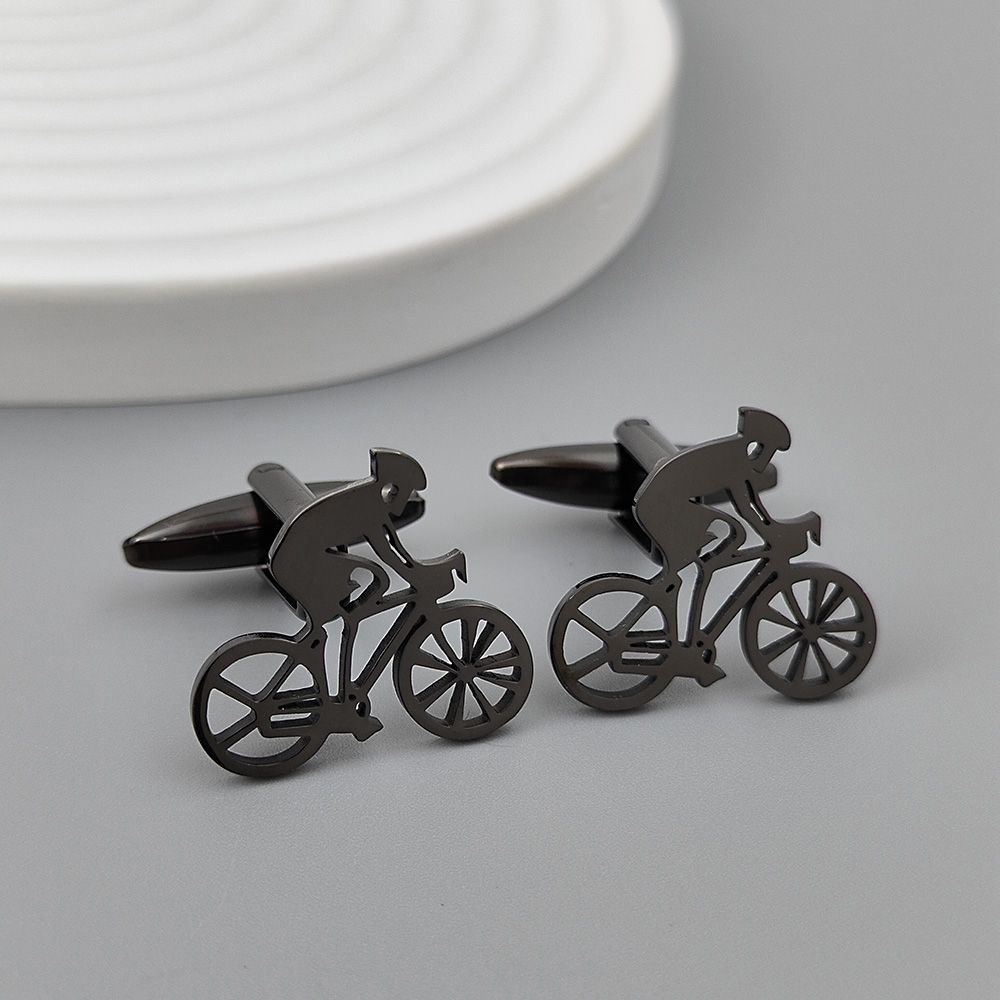 Bicycle racer gold-plated cuff - Men Formal Wear With Tie ulasan dan harga