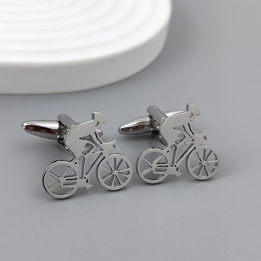 Bicycle racer gold-plated cuff - Men Formal Wear With Tie ulasan dan harga