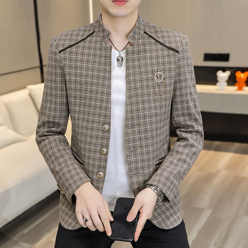 Chinese-style Men's Long-sleev - Asian Men Formal Wear ulasan dan harga