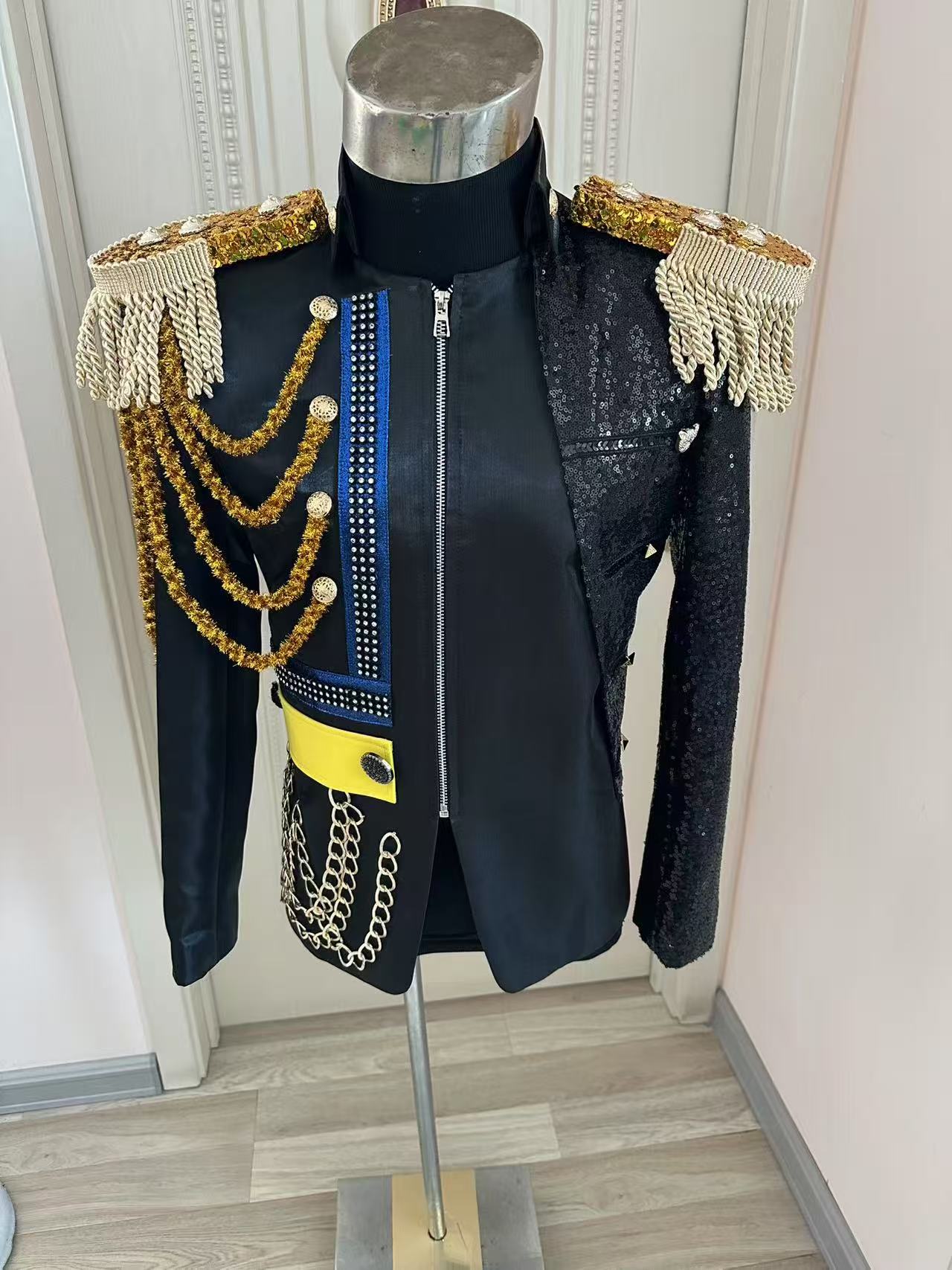 New Men Tassel Royal Jacket We - Men'S Formal Wear For A Wedding ulasan dan harga