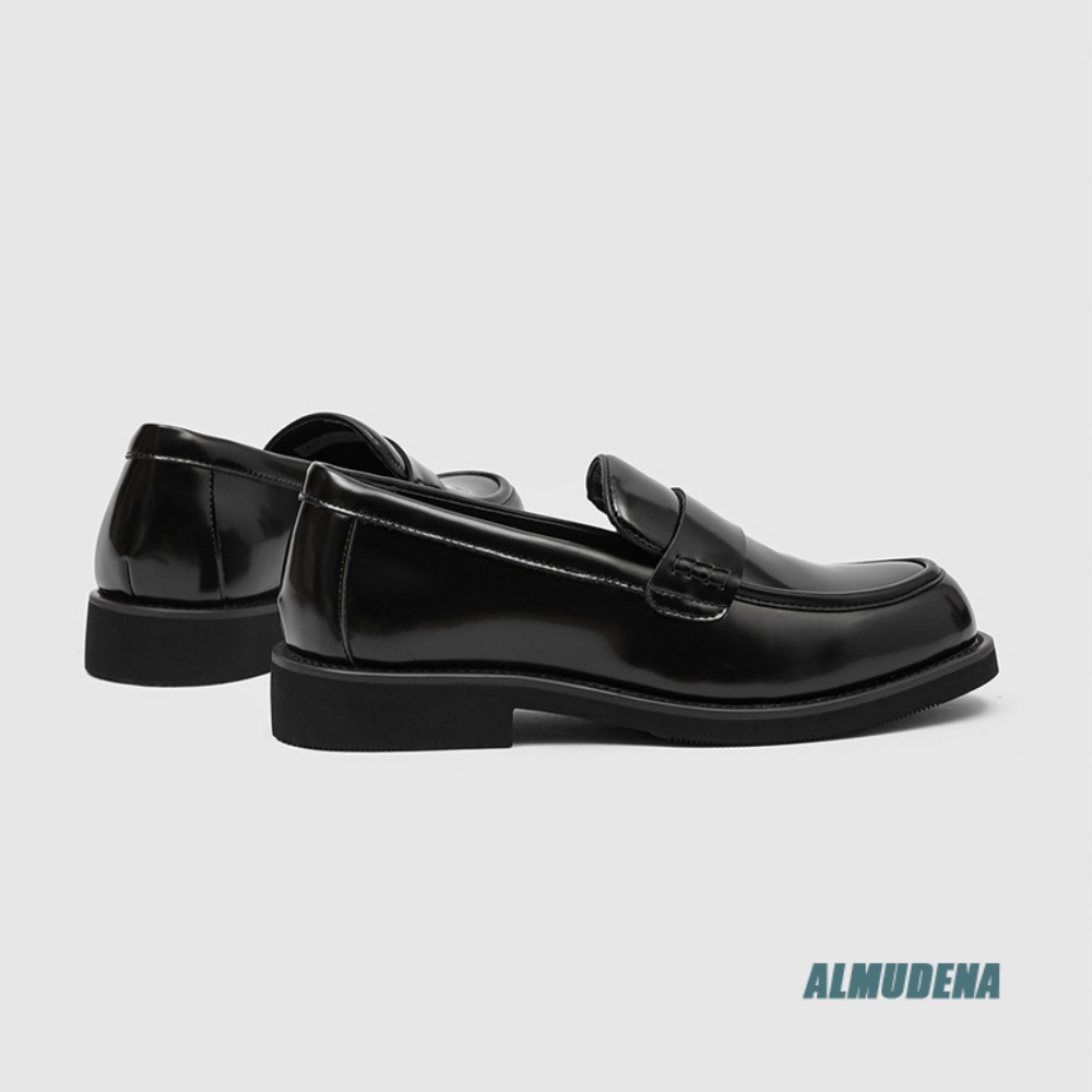 Fashion Men's Round Toe Loafer - Formal Men Daily Wear Shoes ulasan dan harga