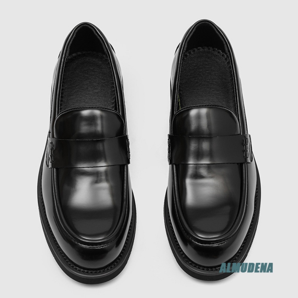 Fashion Men's Round Toe Loafer - Formal Men Daily Wear Shoes ulasan dan harga