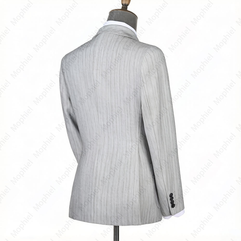 Mophiel Light Grey Men Suits S - Men'S Formal Wear For A Wedding ulasan dan harga