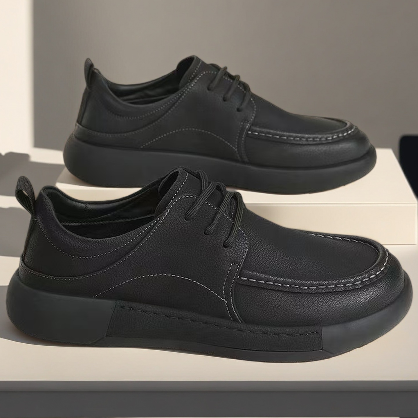 Wide last men business shoes l - Formal Men Daily Wear Footwear ulasan dan harga