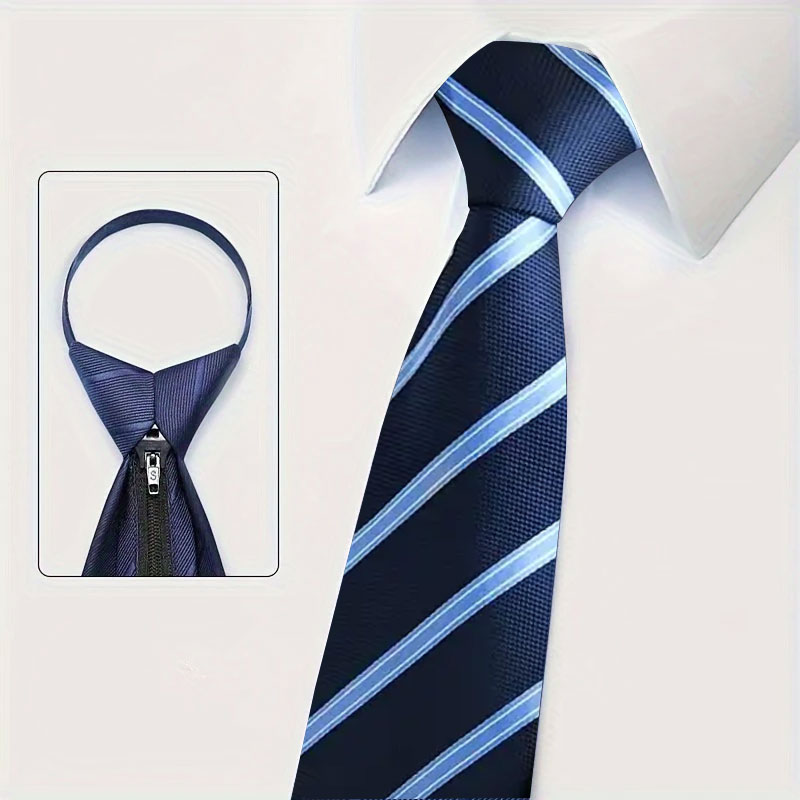 6Pcs Men's Zip Tie Ties 8cm (3 - Men Formal Wear With Tie ulasan dan harga