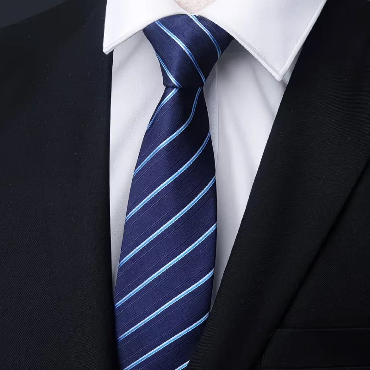 6Pcs Men's Zip Tie Ties 8cm (3 - Men Formal Wear With Tie ulasan dan harga