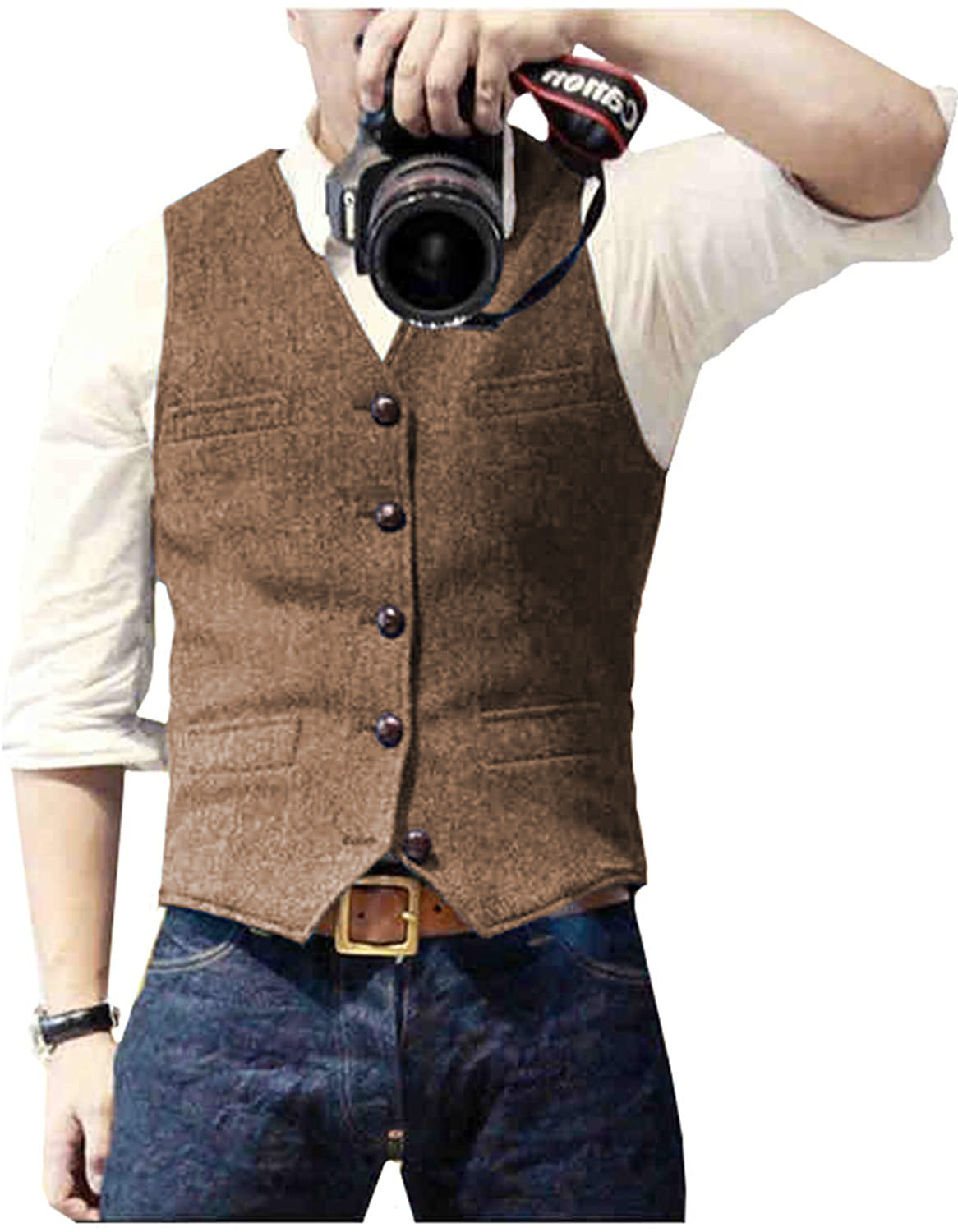 Men's Suit Vest V Neck Wool He - Men'S Formal Wear For A Wedding ulasan dan harga