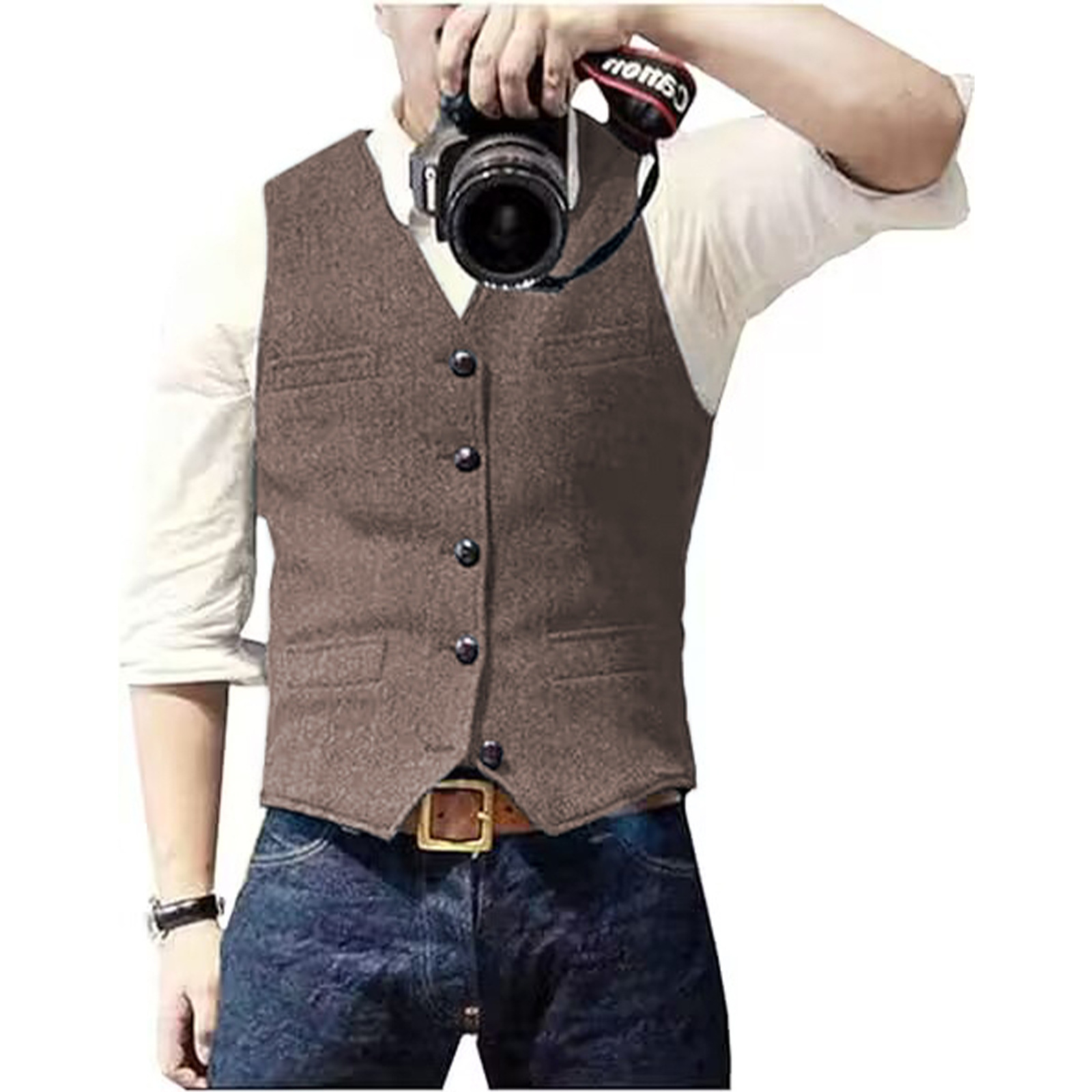 Men's Suit Vest V Neck Wool He - Men'S Formal Wear For A Wedding ulasan dan harga