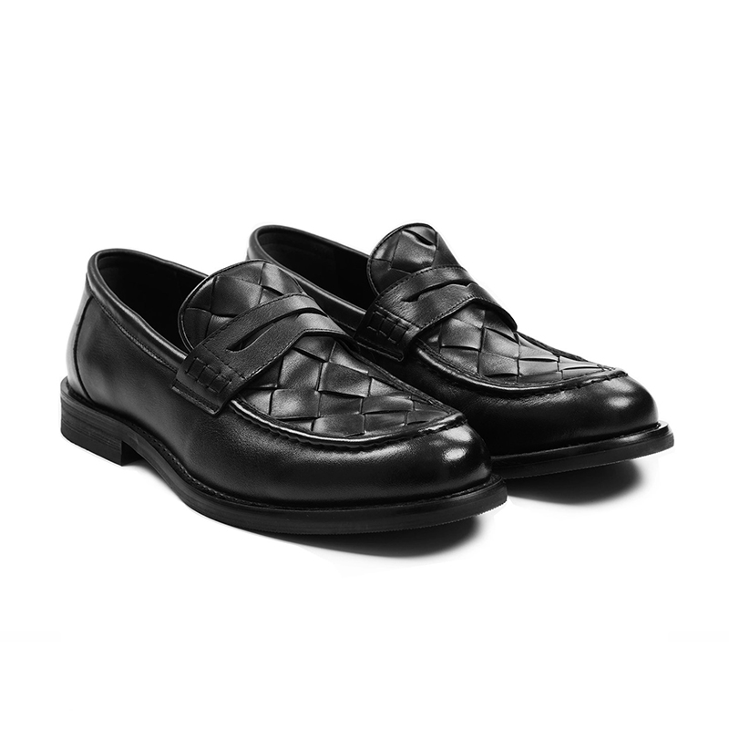 Hand woven top layer cowhide l - Formal Men Daily Wear Shoes ulasan dan harga