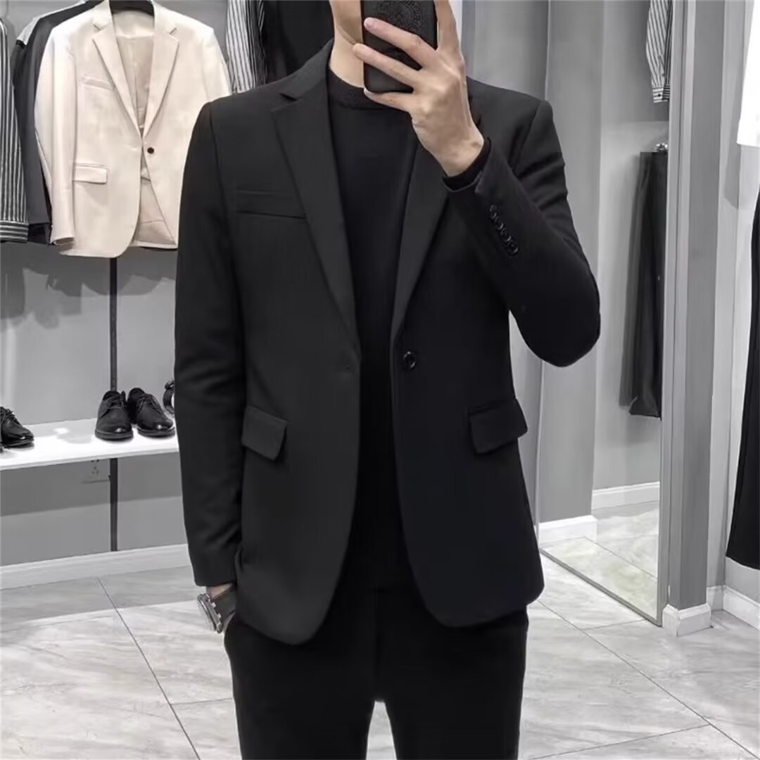 Men's Korean Style Slim Blazer - Asian Men Formal Wear ulasan dan harga