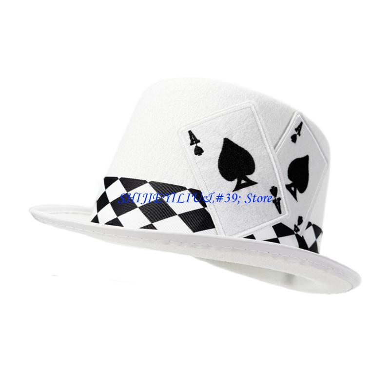 E21F Elegant Top Hat for Women - Tall Men Formal Wear ulasan dan harga
